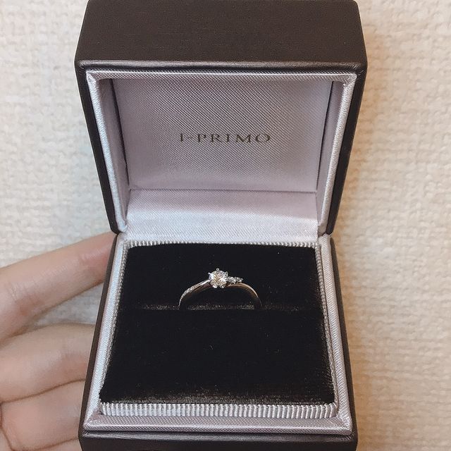 【アイプリモ(I-PRIMO)の口コミ】 普段でも着けていられるような、あまりダイヤモンドが主張しないデザイン…