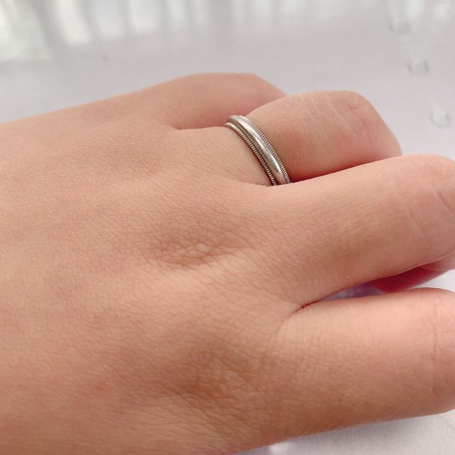 【ティファニー(Tiffany & Co.)の口コミ】 婚約指輪がティファニーだったので、同じブランドで揃えようと思っていま…