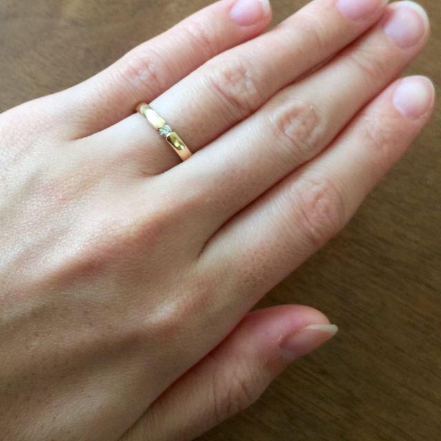 【TASAKI(タサキ)の口コミ】 イエローゴールドの指輪＋ダイヤが入っているということが条件で選んでい…