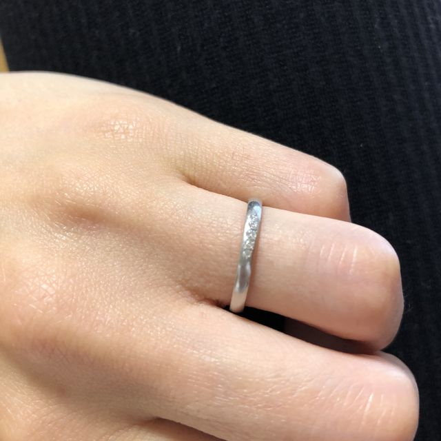 【アイプリモ(I-PRIMO)の口コミ】 婚約指輪は彼が奮発してくれたので、結婚指輪はお手頃なものを選びました…