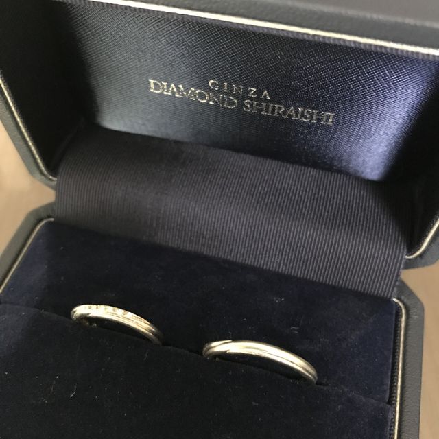 【銀座ダイヤモンドシライシの口コミ】 常に指輪を付けたいと思っていたので、デザインがシンプルなもので、婚約…