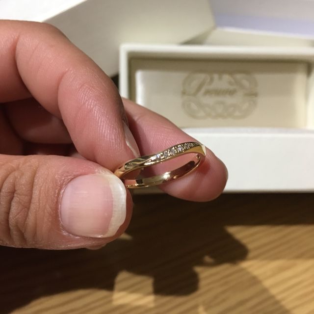 【ハピネスの口コミ】 デザインはあえて以前付けていた物と同じ物にしました。
決め手はカラーに…