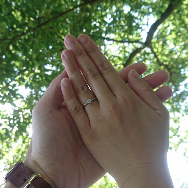 【銀座ダイヤモンドシライシの口コミ】 ダイヤモンドがとにかく輝いていて美しかったです。またつけ心地も良く、…