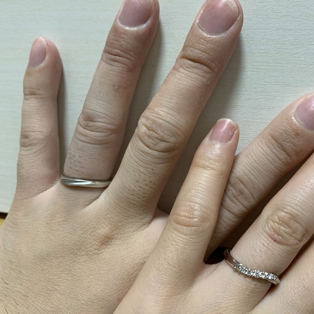 【銀座ダイヤモンドシライシの口コミ】 デザインに一目惚れしました！何軒かショップを見に行きましたが、こちら…