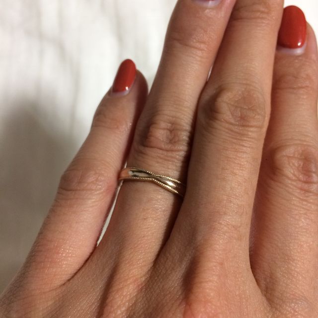 【ケイウノ ブライダル(K.UNO BRIDAL)の口コミ】 色々な指輪を見学していくうちに、自分の中でこういうデザインにしたい！…
