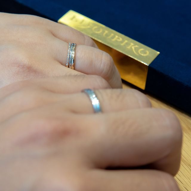 【ENUOVE(イノーヴェ)の口コミ】 一般的な指輪よりユニークな指輪を探していたら、ENUOVEのアルコがしっく…