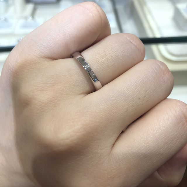 【TRECENTI(トレセンテ)の口コミ】 シンプルなものを希望していたので、シンプルかつデザイン性のあるものな…