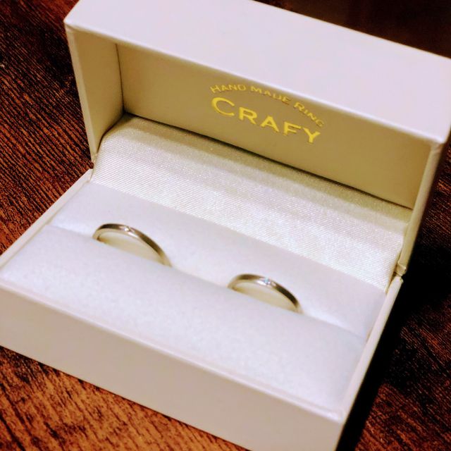 【CRAFY(クラフィ)の口コミ】 結婚指輪の購入が、ただ"買った"という記憶になるよりも"…