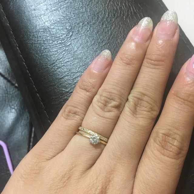 【noguchi(ノグチ)の口コミ】 ブライダルリングとして有名なブランドは避けたかったこと
立て爪ダイヤで…