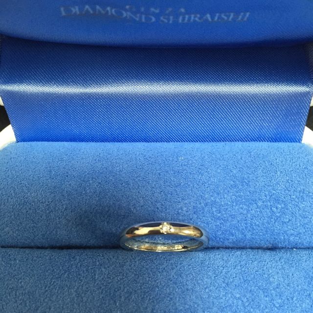 【銀座ダイヤモンドシライシの口コミ】 永く付けていられそうなシンプルなデザインと、つけた時の肌なじみがいち…