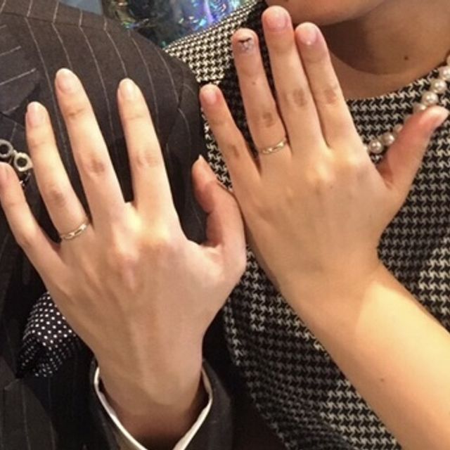 【宝寿堂(ほうじゅどう)の口コミ】 夫とお店に行ってお互い「これ！」って一発で決まった。シンプルだけど、…