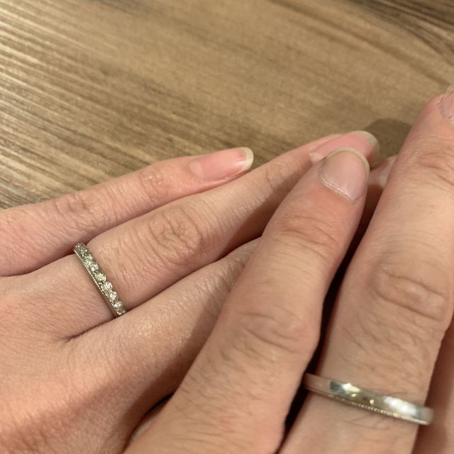 【アイプリモ(I-PRIMO)の口コミ】 指輪の決め手となったのは、1番はデザインです。ミル打ち加工がされている…