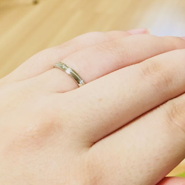 【アイプリモ(I-PRIMO)の口コミ】 元々ダイヤ一石のデザインが良いなと思っていて、複数店舗見比べていまし…