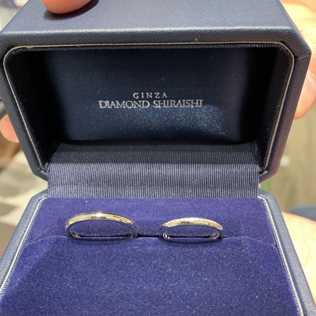 【銀座ダイヤモンドシライシの口コミ】 指輪は、デザインがシンプルなものを希望していました。婚約指輪は、一粒…
