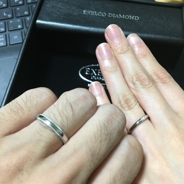 【エクセルコダイヤモンド(EXELCO DIAMOND)の口コミ】 デザインとクオリティ。カタログを見ながら説明してもらったが、ベルギー…