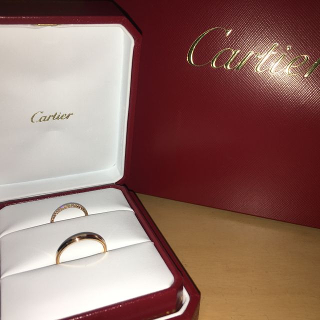 【カルティエ(Cartier)の口コミ】 私はエタニティリングを選びました。エタニティとは一周すべてダイヤで埋…