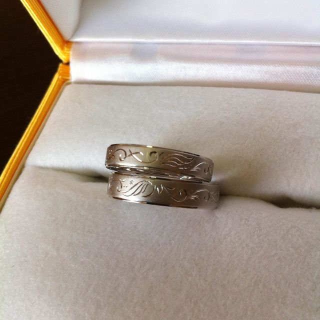 【ケイウノ ブライダル(K.UNO BRIDAL)の口コミ】 あまり細すぎず、デザインも他の人とかぶらないものを探していたところ、…