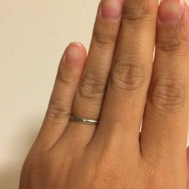 【BLOOM(ブルーム)の口コミ】 指輪にこだわりはあまりなかったのですが、家事をするのであまりゴツゴツ…
