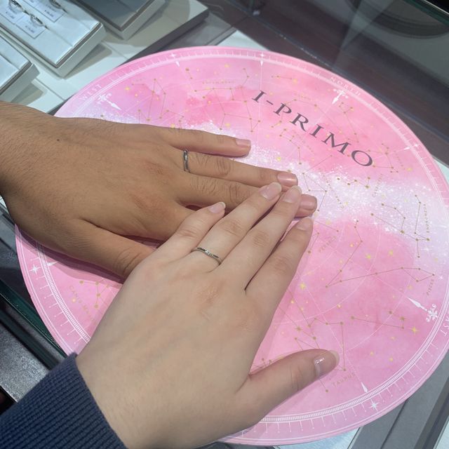 【アイプリモ(I-PRIMO)の口コミ】 ナパイアは、かなり細めのリングになっていて指が華奢に見えます。デザイ…