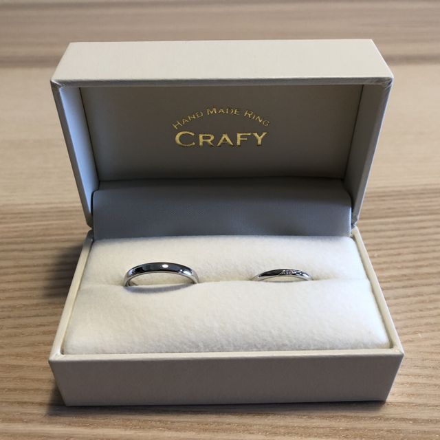 【CRAFY(クラフィ)の口コミ】 夫婦ともにブランド等こだわりがなかったため、手作りで思い出になる点で…