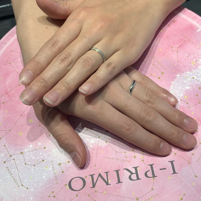 【アイプリモ(I-PRIMO)の口コミ】 デザインが気に入りました！
ミルウチがよくてペアリングというのがとても…