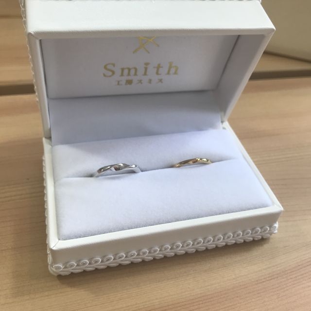 【Smith(工房スミス)の口コミ】 手作りの指輪にしたかったことと、オリジナリティを出したかったためこち…