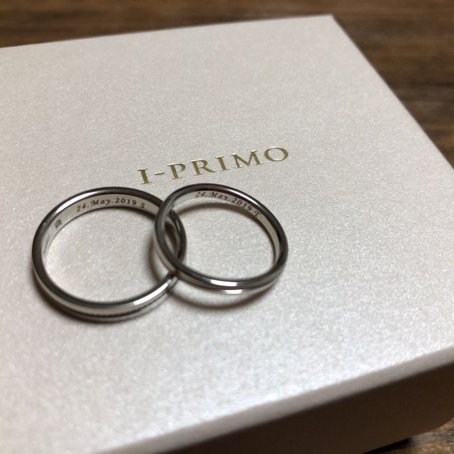 【アイプリモ(I-PRIMO)の口コミ】 お互い好みの太さがバラバラでしたが、出来れば同じデザインでお揃いにし…