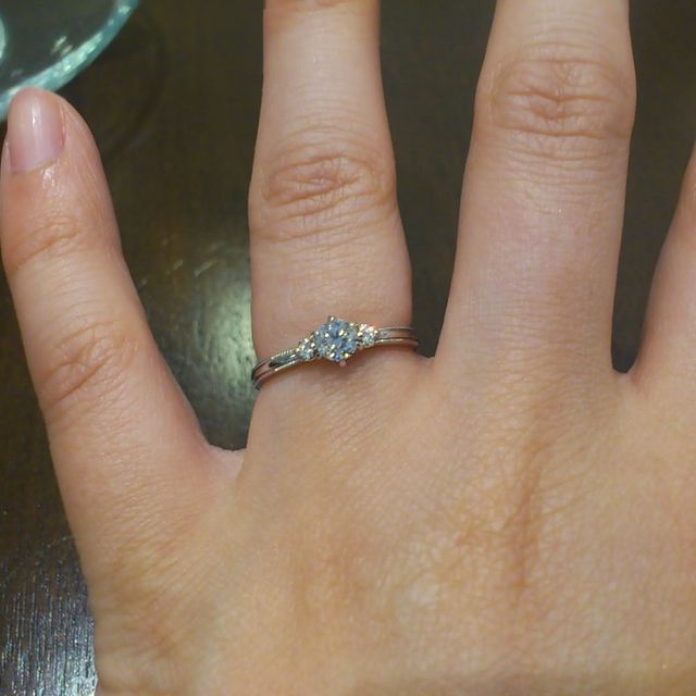 【LUCIE(ルシエ)の口コミ】 オートクチュールという世界に１つだけのエンゲージリングであるという事…