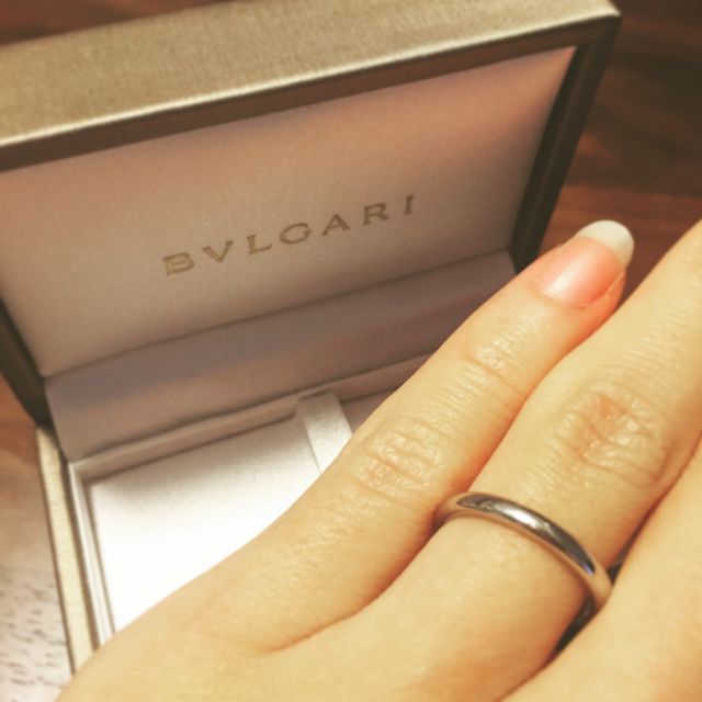 【ブルガリ(BVLGARI)の口コミ】 シンプルなものを探しており、いろいろ見に行き、たくさんのブランドのも…