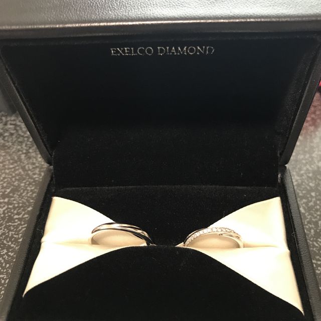 【エクセルコダイヤモンド(EXELCO DIAMOND)の口コミ】 ずっとつけたままでいたいので、シンプルなのもを探しており、こちらの商…