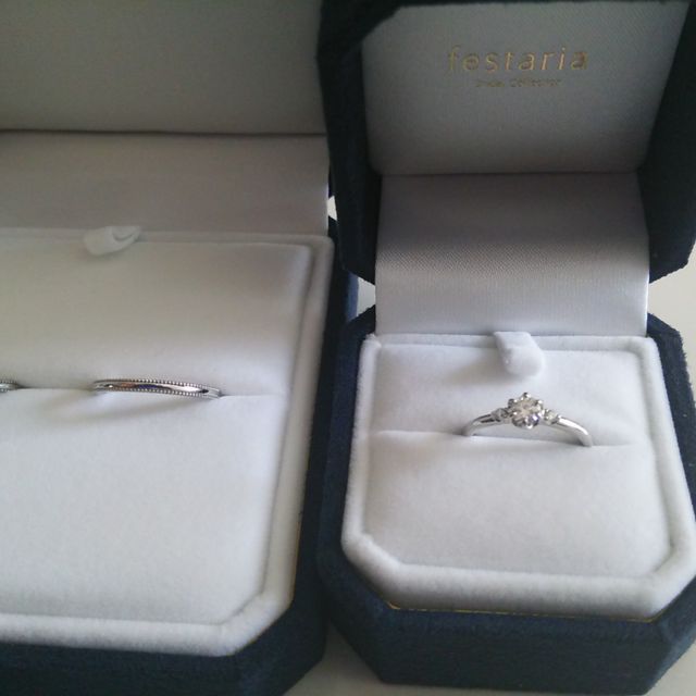 【festaria bijou SOPHIA(フェスタリア ビジュソフィア)の口コミ】 遠方でそれなりの人数の結婚式をあげるので指輪は欲しいけど諦めようかと…