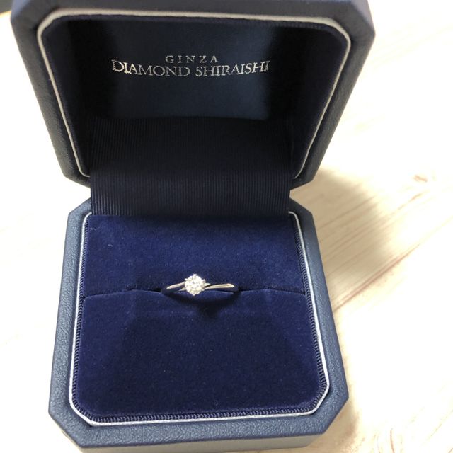 【銀座ダイヤモンドシライシの口コミ】 既製品ではなく、ダイヤモンドと指輪の組み合わせを自分で選ぶことができ…