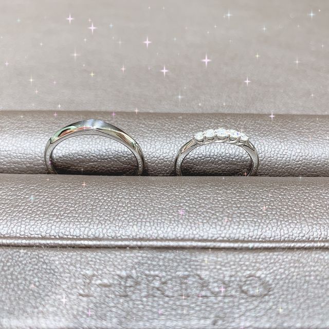 【アイプリモ(I-PRIMO)の口コミ】 ノーナ。繊細に織り込まれ透かし模様は、けひて離れない2人の絆を表してい…