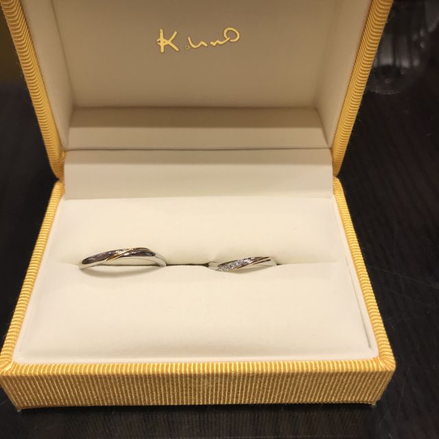 【ケイウノ ブライダル(K.UNO BRIDAL)の口コミ】 指が細長く見えるデザイン・付け心地に違和感がない物を探していました。…