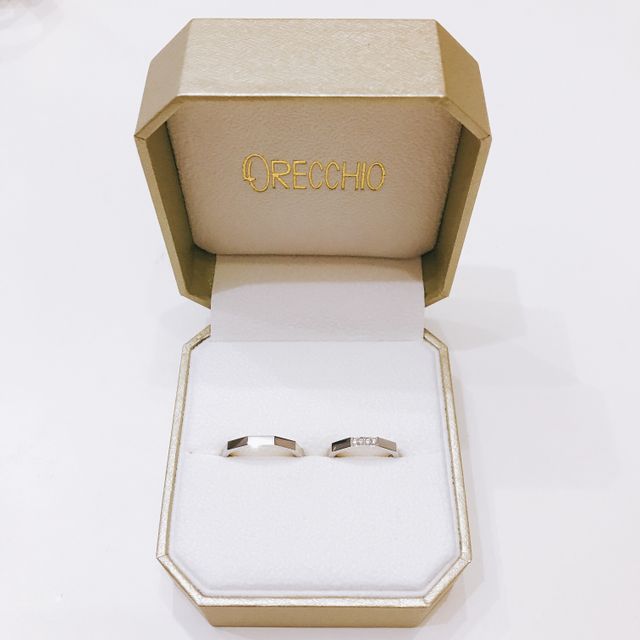【ORECCHIO(オレッキオ)の口コミ】 このデザインが他のブランドにはなく、結婚が決まる前から、もし結婚した…