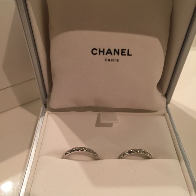 【シャネル(CHANEL)の口コミ】 人とかぶらないブランドとデザインが決め手でした(*^^*)シャネルの結婚指…