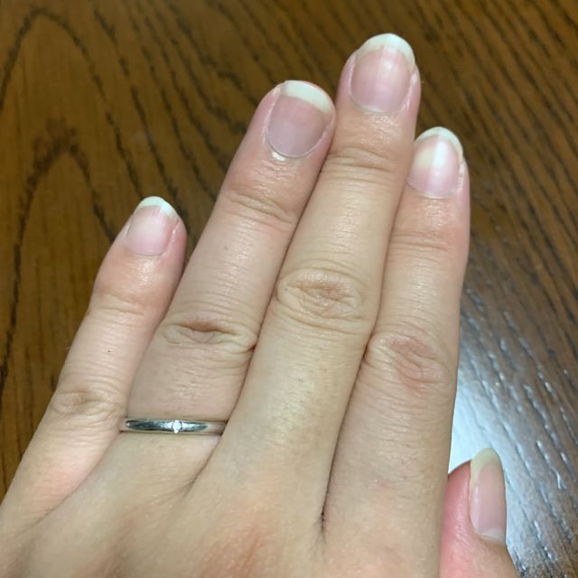 【銀座ダイヤモンドシライシの口コミ】 歳を取っても飽きず、ずっとつけていられるシンプルな指輪を探していたと…