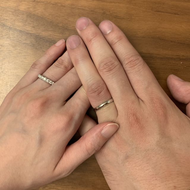 【和光ブライダルブティックギンザの口コミ】 結婚指輪は華やかなものがよかったのでハーフエタニティで探していました…