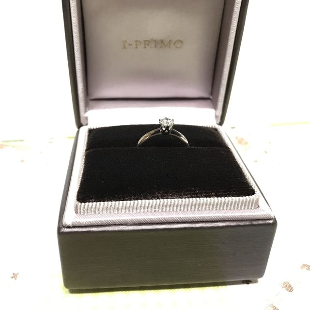 【アイプリモ(I-PRIMO)の口コミ】 品質と、価格に満足しました。ロシア産の大きなダイヤを美しくカットして…