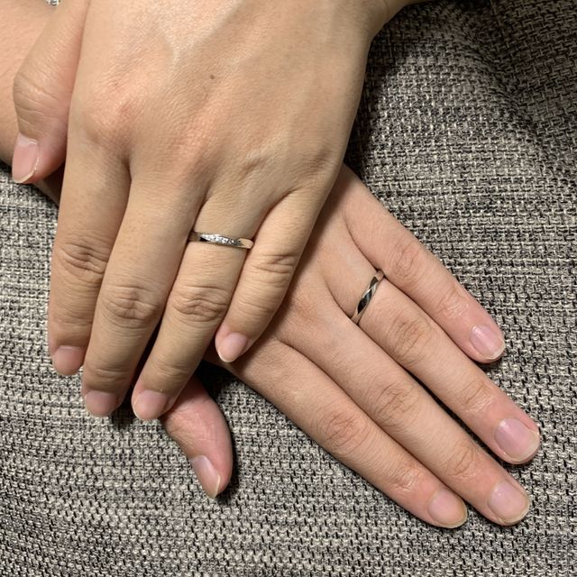 【アイプリモ(I-PRIMO)の口コミ】 ただシンプルではなく少し変化がある点に気に入りました。他の夫婦の方と…