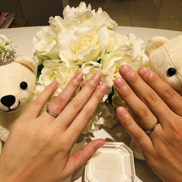 【4℃ BRIDAL(ヨンドシーブライダル)の口コミ】 初めて見た時からかわいいなと思って
一目惚れしました❤︎他のお店でも似た…