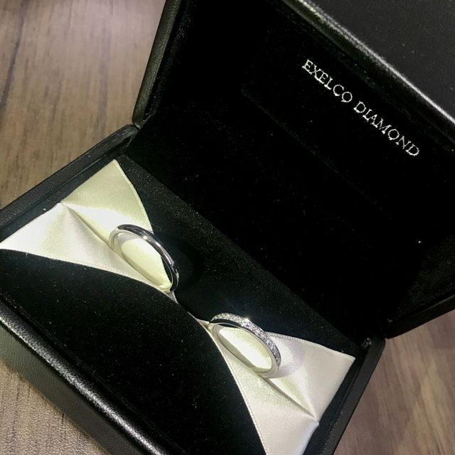【エクセルコダイヤモンド(EXELCO DIAMOND)の口コミ】 他店三店舗見学に行きました。私はエタニティリングがよかったので、あま…