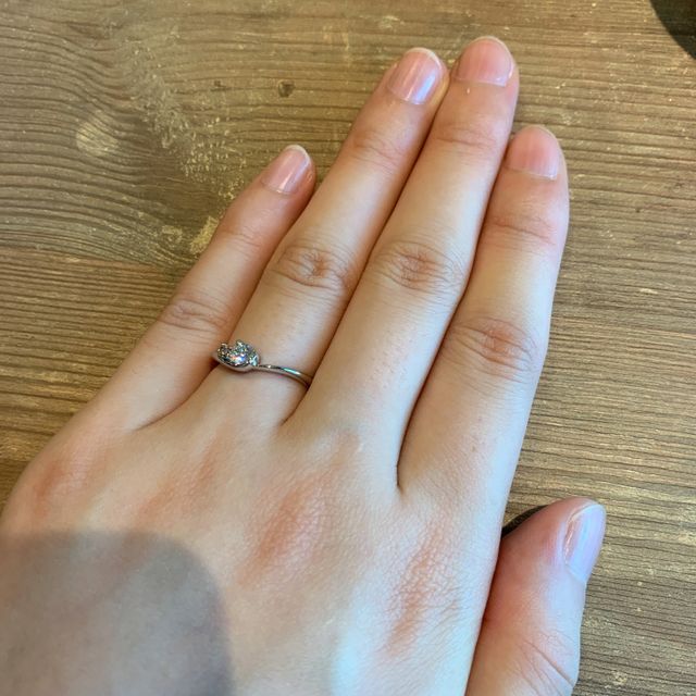 【アイプリモ(I-PRIMO)の口コミ】 プロポーズされた後、婚約指輪のデザイン変更でお伺いしました。
結婚指輪…