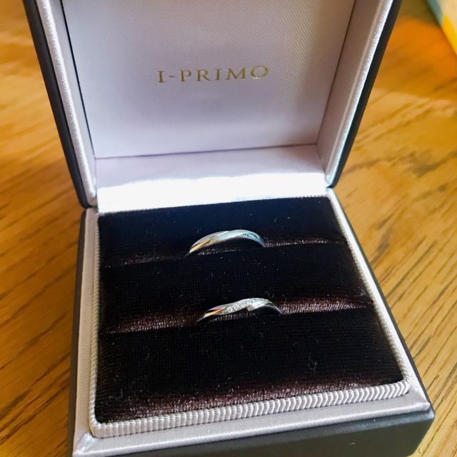 【アイプリモ(I-PRIMO)の口コミ】 オットが指輪をつけ慣れない人でしたので、オットにとってつけ心地の良い…