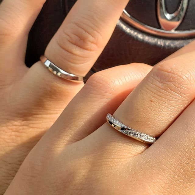 【アイプリモ(I-PRIMO)の口コミ】 ウェーブの指輪が好みでずっと探していました。色々あり迷ってたところ、…