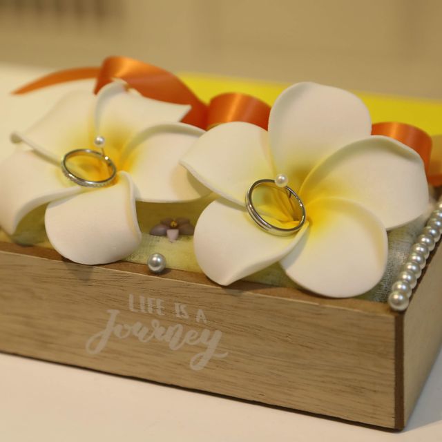 【PILOT BRIDAL(パイロットブライダル)の口コミ】 年齢を重ねても違和感なく着用できる物がいいとアドバイスいただき、シン…