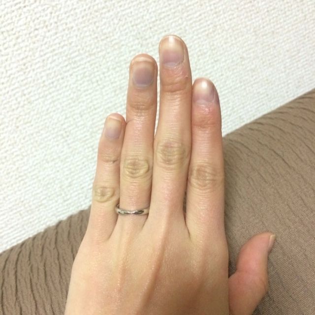 【ティファニー(Tiffany & Co.)の口コミ】 条件通りの指輪なので満足です。元々の条件が婚約指輪と重ね付けをしたか…