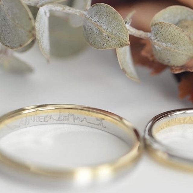 【CRAFY(クラフィ)の口コミ】 好きなデザインが選べる。
内側の刻印も好きに出来る。
コンビネーション…