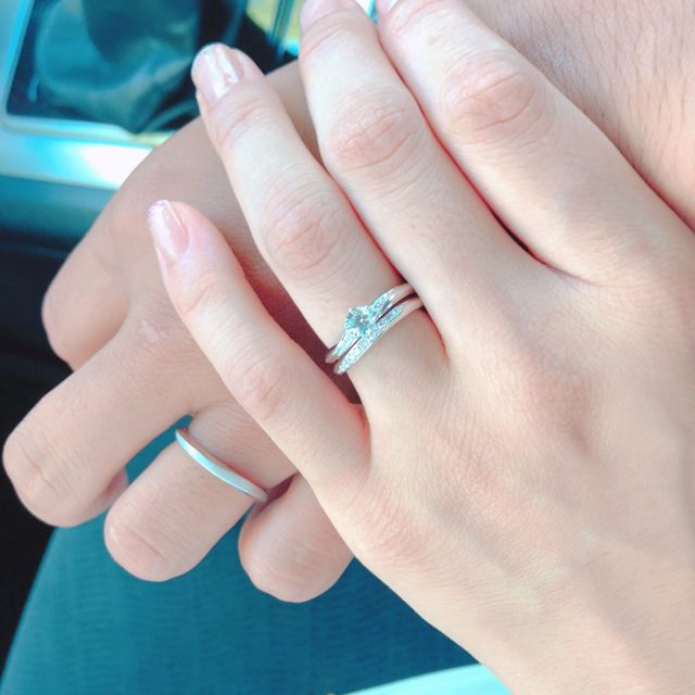 【エクセルコダイヤモンド(EXELCO DIAMOND)の口コミ】 ダイヤでプロポーズしてもらい、枠を選択。彼がここのお店にした理由はダ…