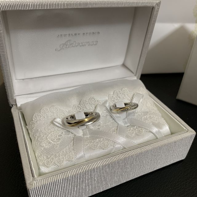 【JEWELRY STUDIO Advance(ジュエリースタジオアドバンス)の口コミ】 少し太めでシンプルなデザインのものを探していたところ、店員さんのおす…